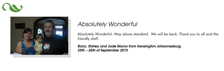 Barry, Shirley and Jade Munro